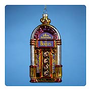 Beatles Yellow Submarine Jukebox 5-Inch Glass Ornament